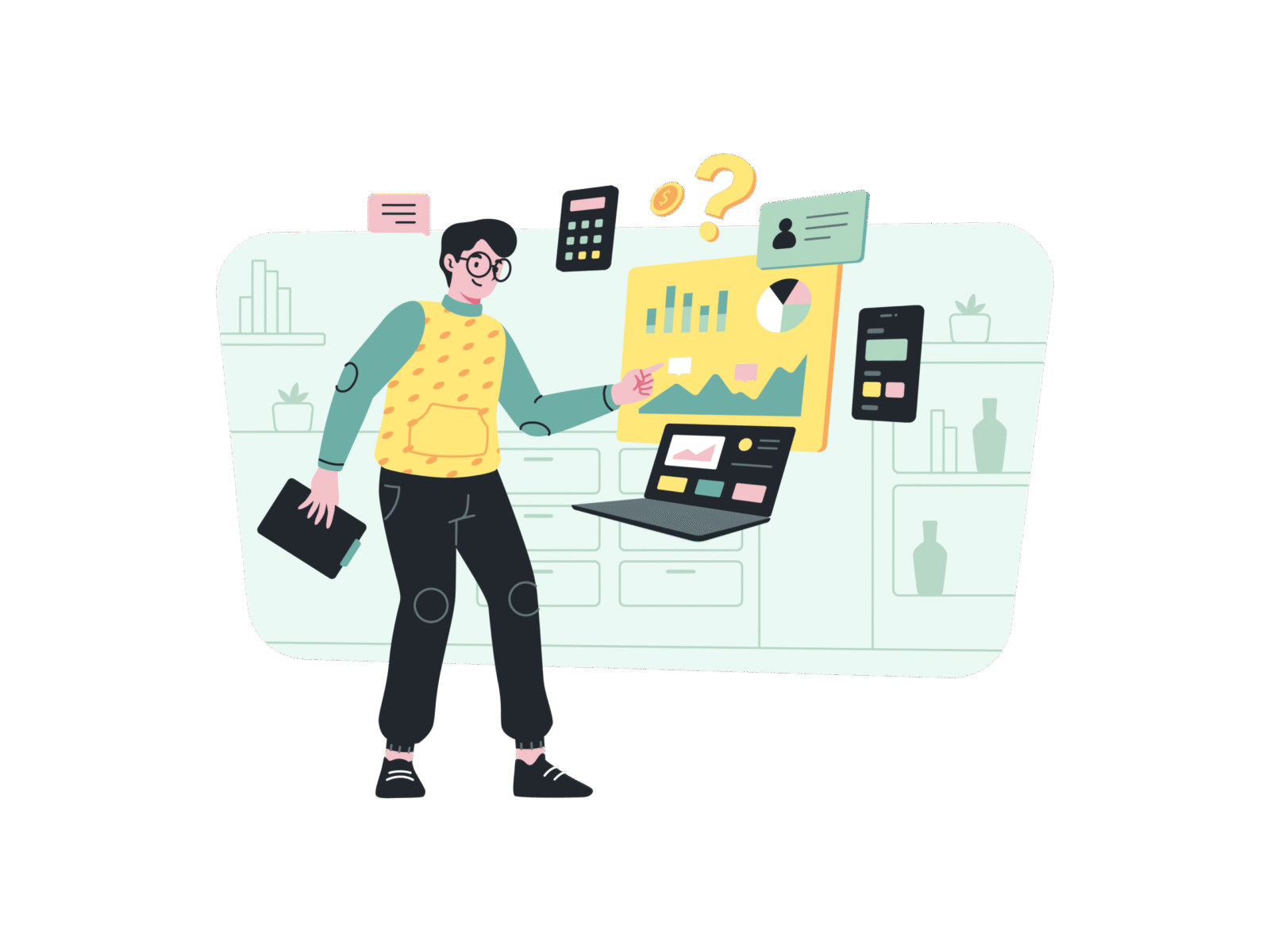 drawkit vector illustration project manager (2)