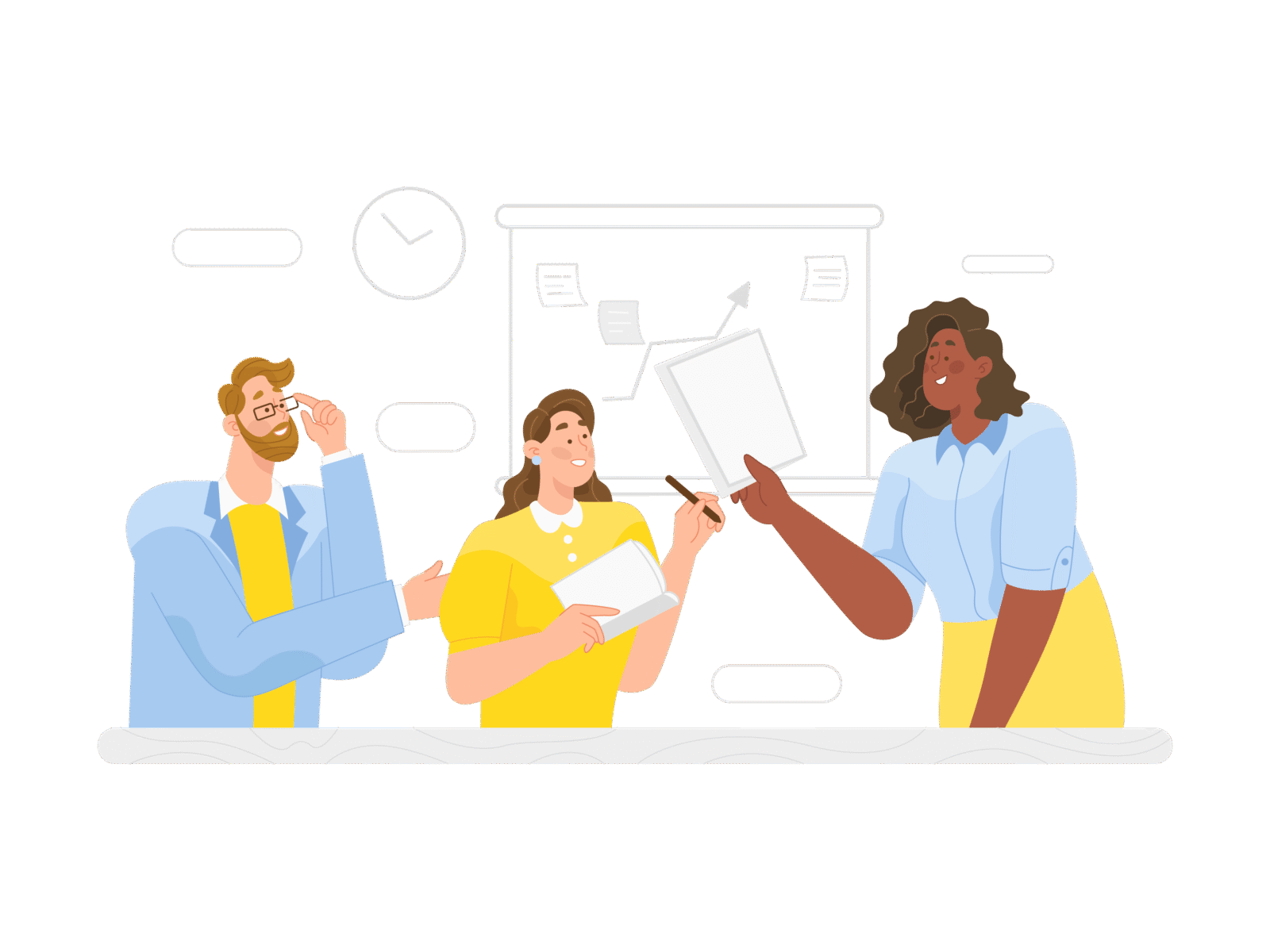drawkit vector illustration team work (2)